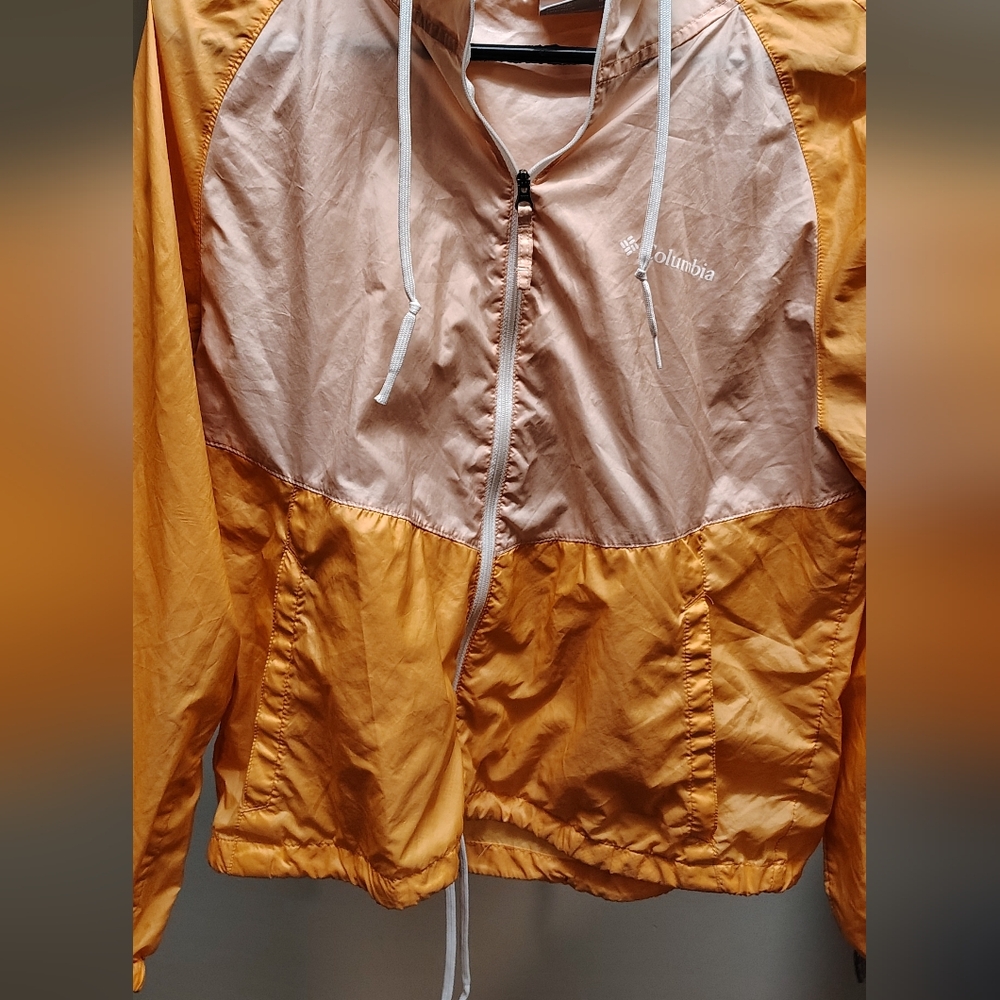 Columbia Two-Tone Orange Swishy Jacket